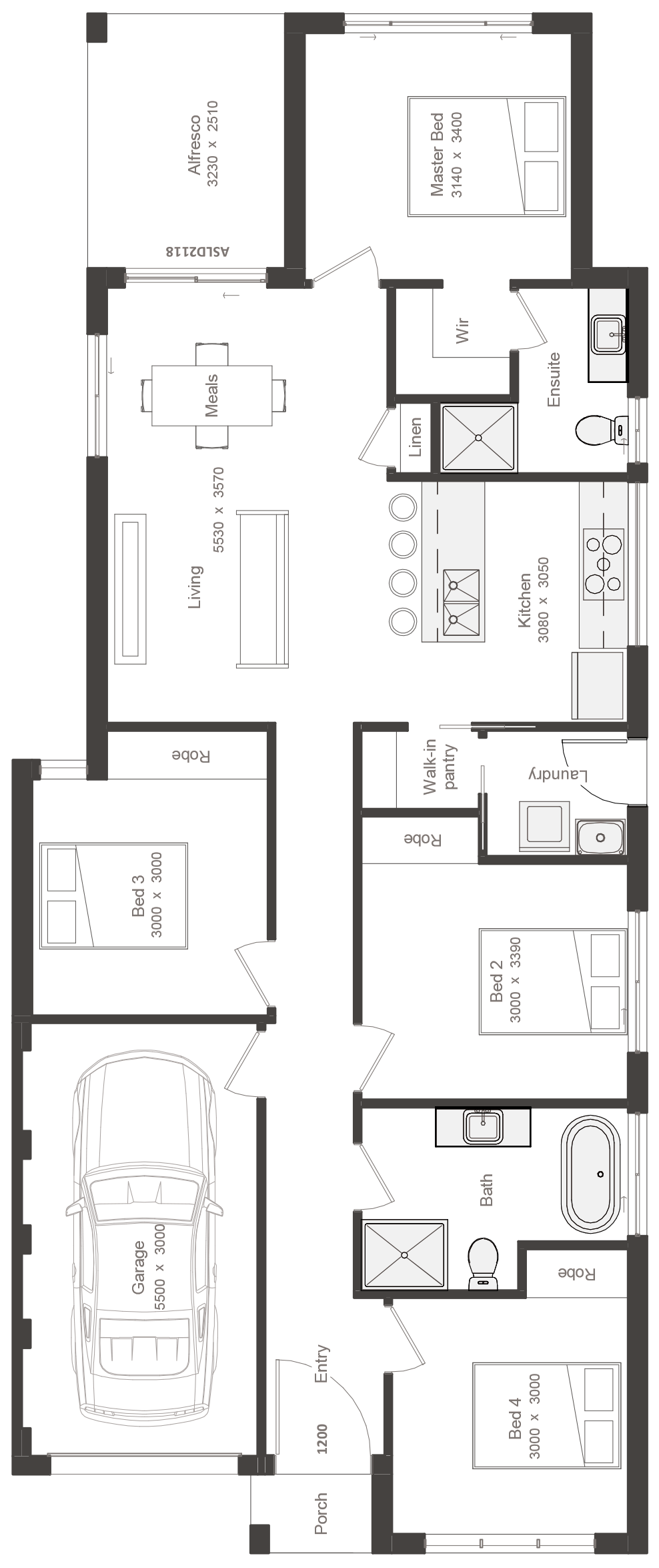 Zamora 15 floor plan
