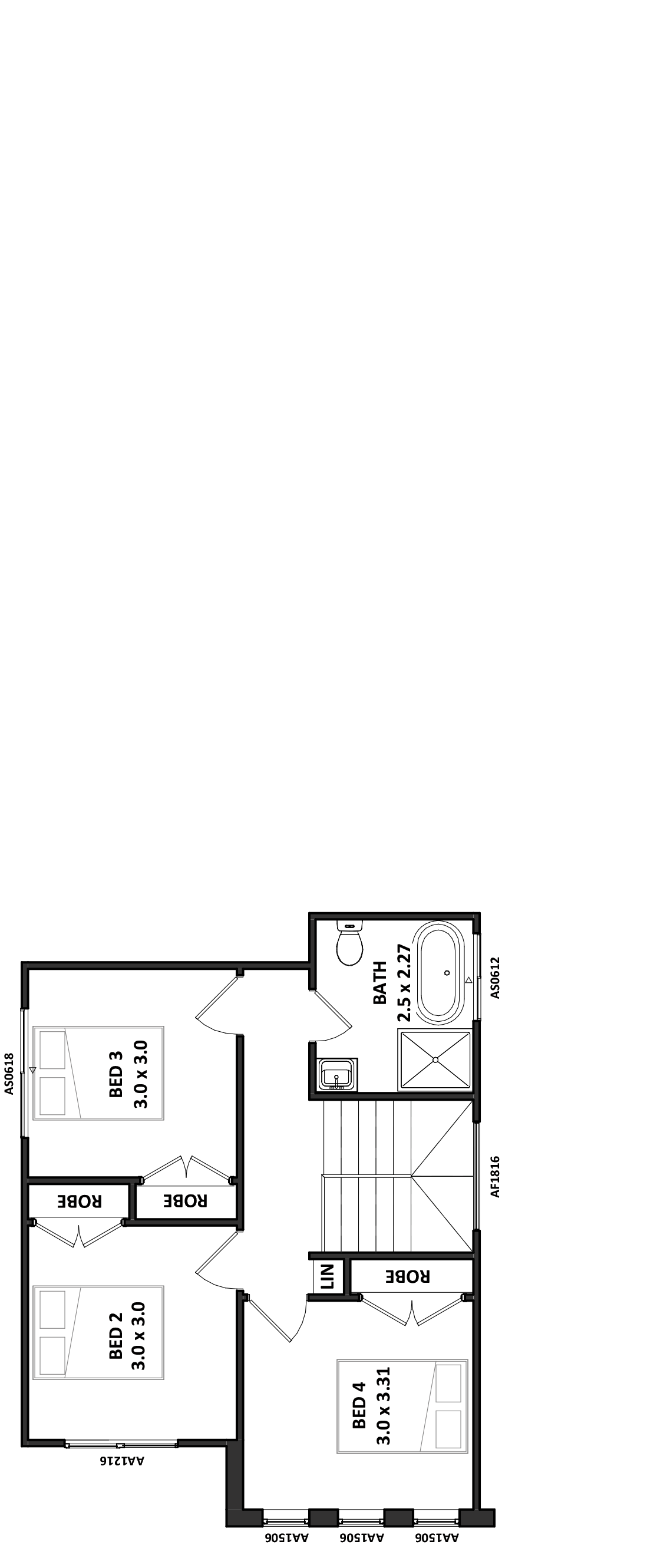 Eaton 17 - Rear Loaded first floor