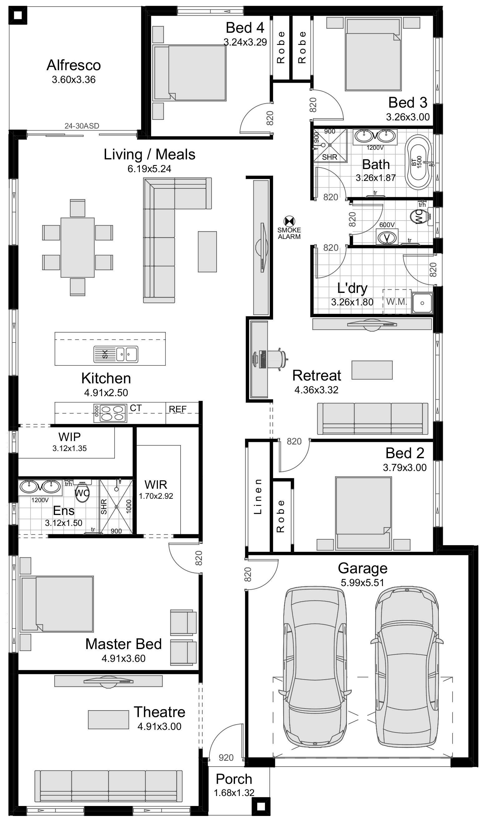 Hale R28(I) floor plan