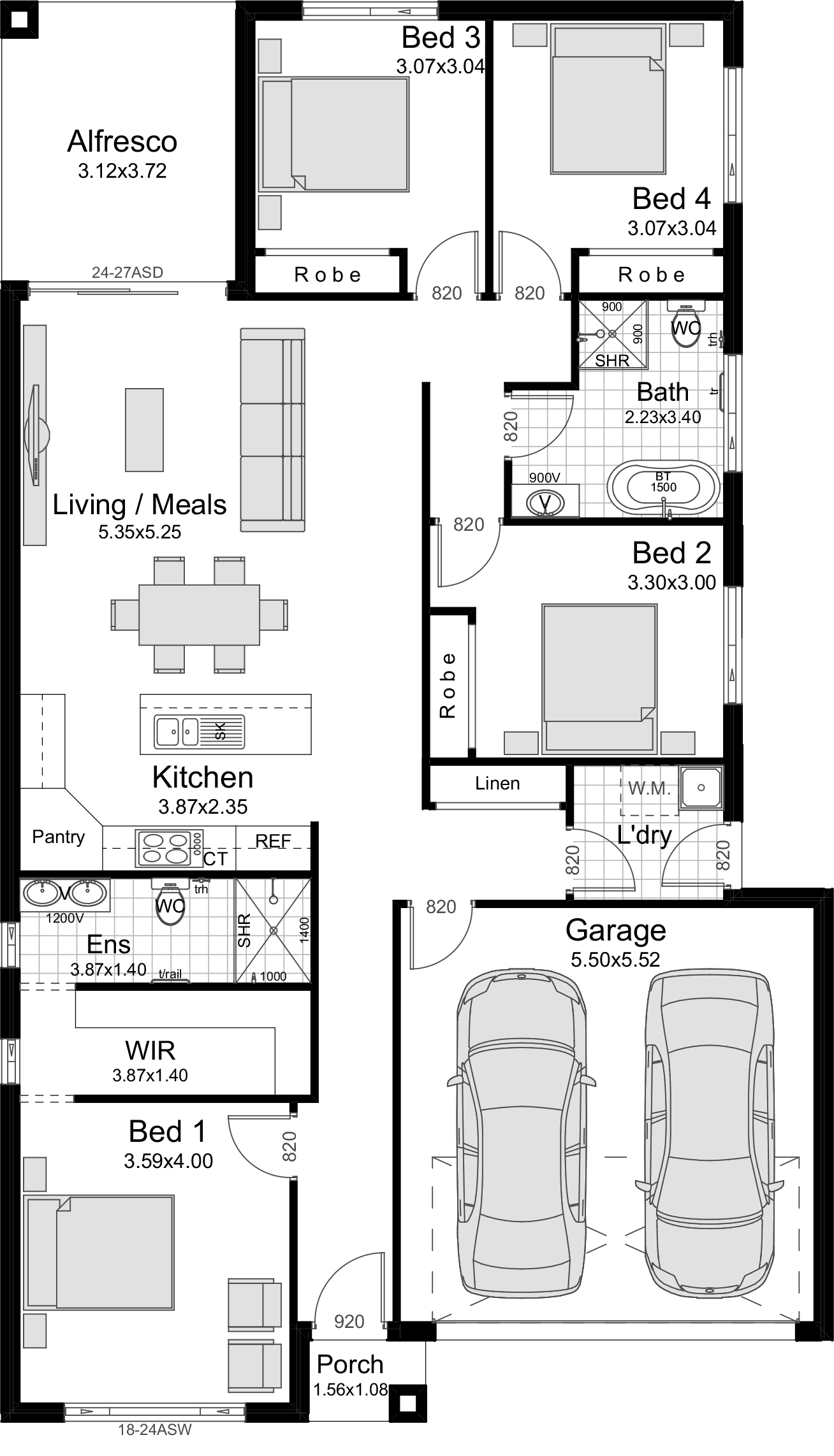 Hale R20 floor plan